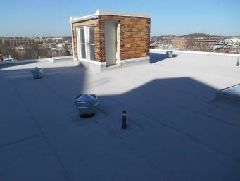 low-slope roof