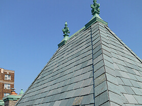 Example of roof repair